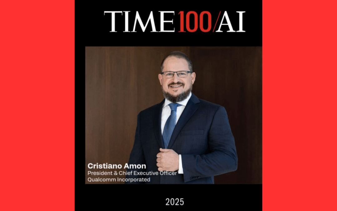 Cristiano R. Amon, Qualcomm President & CEO: Company’s Vision for India, AI, 6G, and 100% User Empowerment, Hailed on TIME100 AI Most Influential